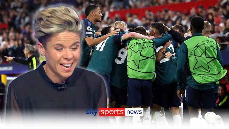 Arsenal's Gabriel Jesus celebrates