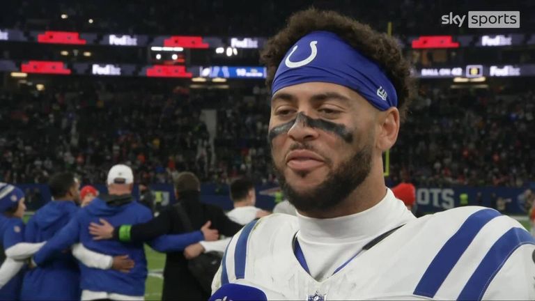 Indianapolis Colts wide receiver Michael Pittman Jr hailed the performance of their defense, as the Colts sealed a 10-6 win over the New England Patriots in Frankfurt