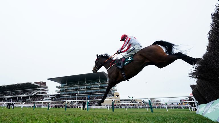 The Real Whacker made all under Sam Twiston-Davies to win the Dipper