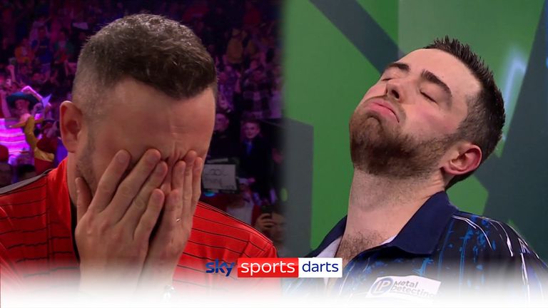 Watch the moment Humphries won a crazy sudden-death leg to edge Cullen