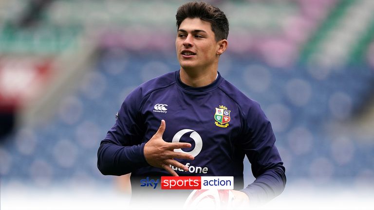 British and Irish Lions' Louis Rees-Zammit during the training session at BT Murrayfield Stadium, Edinburgh. Picture date: Friday June 25, 2021.