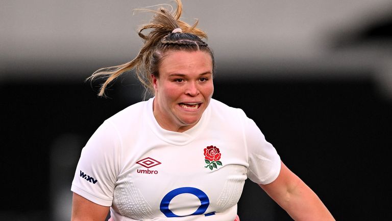 England tighthead prop Sarah Bern will miss the championship through injury