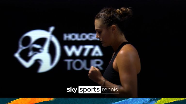 Aryna Sabalenka wins the most incredible game after being pushed to an eighth break-point by Coco Gauff in their semi-final clash at the WTA finals.