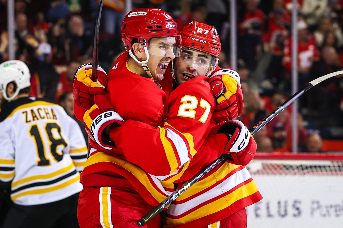 Flames face Blackhawks chasing extended winning streak