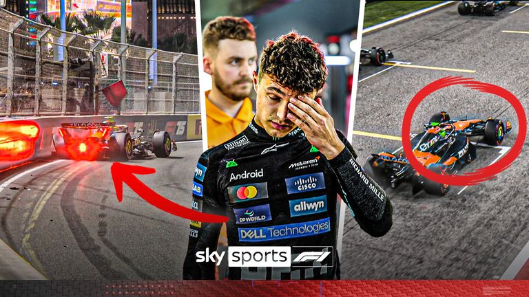 Watch back the moments that have cost Lando Norris the title lead so far in the season, with Oscar Piastri now sitting 10 points ahead of the British driver in the driver standings.