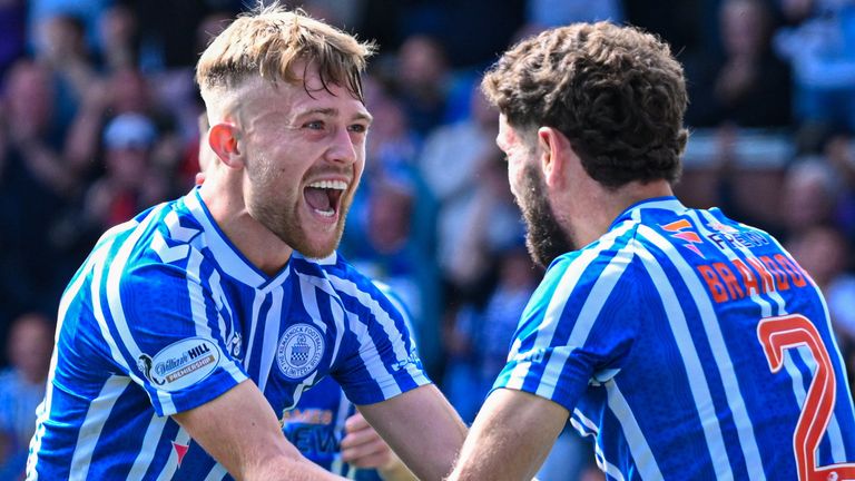 David Watson doubled Kilmarnock's lead against Livingston