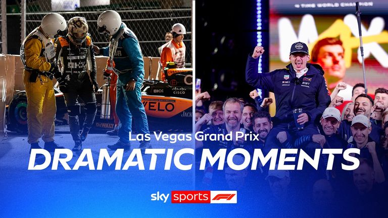 Look back at some of the most dramatic moments to have taken place at the Las Vegas Grand Prix.