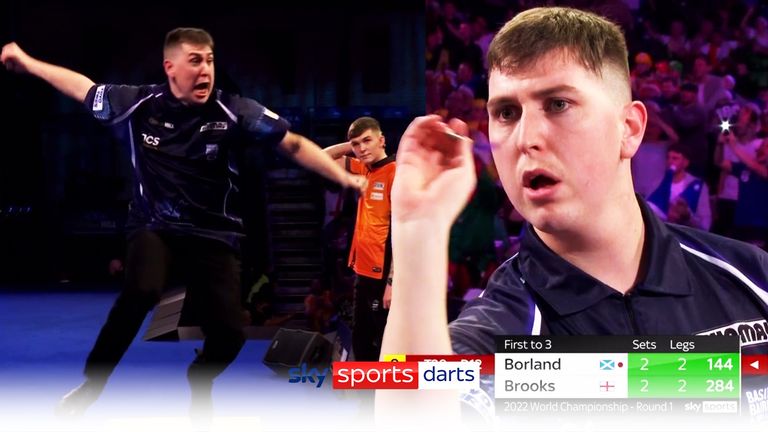 nine darter finish from borland