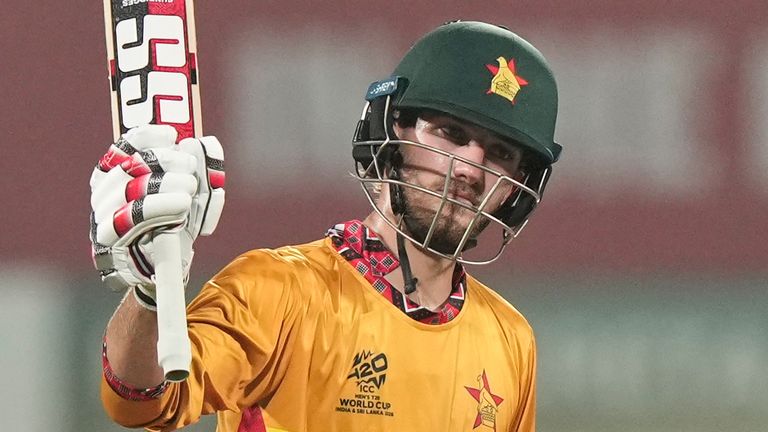 Zimbabwe's Brian Bennett, Men's T20 World Cup 2026 (Associated Press)