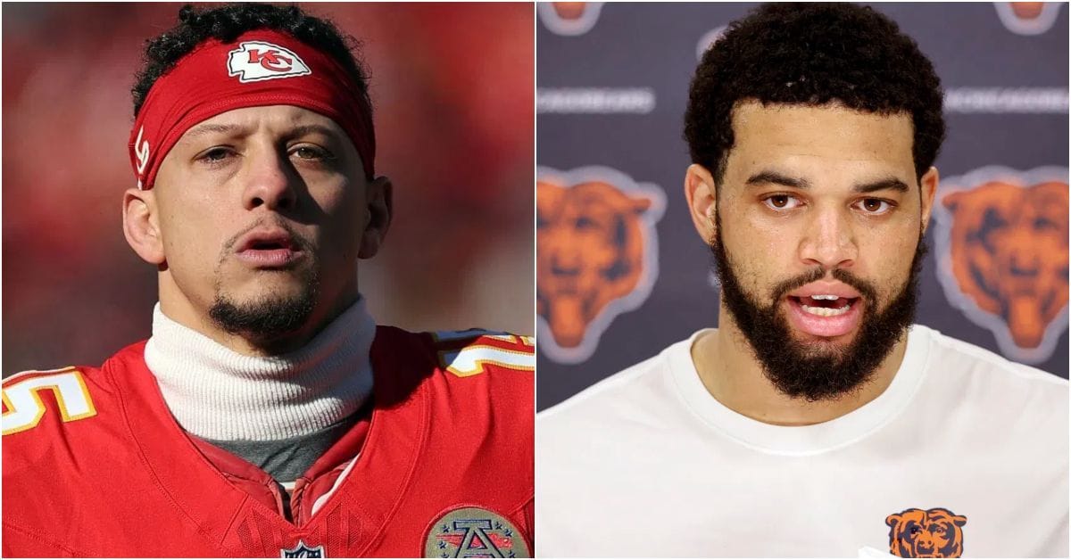 Bears star Caleb Williams snubs Patrick Mahomes from his all-time